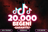 ⭐️ [GARANTİLİ] 20.000 TİKTOK BEĞENİ ⭐