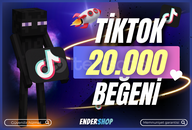 ⚡[Hızlı] 20.000 TikTok Beğeni - Garantili☘️