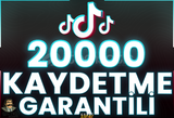 ⭐️ [GARANTİLİ] 20000 TİKTOK KAYDETME ⭐