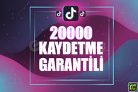 ⭐️ [GARANTİLİ] 20000 TİKTOK KAYDETME ⭐