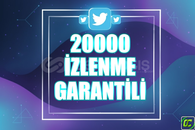⭐️ [GARANTİLİ] 20000 TWİTTER İZLENME ⭐