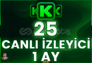 ⭐️ [GARANTİLİ] 25 CANLI YAYIN İZLENME 1 AY ⭐