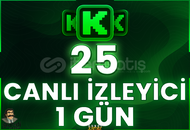 ⭐️ [GARANTİLİ] 25 CANLI YAYIN İZLENME 1 GÜN ⭐