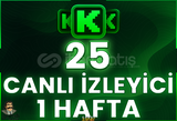 ⭐️ [GARANTİLİ] 25 CANLI YAYIN İZLENME 1 HAFTA ⭐