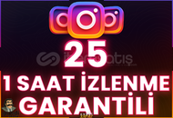 ⭐️ [GARANTİLİ] 25 İNSTAGRAM CANLI İZLENME ⭐