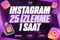 ⚡ [GARANTİLİ] 25 İNSTAGRAM HİKAYE İZLENME ⚡