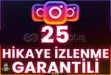 ⭐️ [GARANTİLİ] 25 İNSTAGRAM HİKAYE İZLENME ⭐