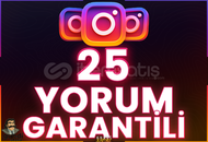 ⭐️ [GARANTİLİ] 25 İNSTAGRAM İSTEDİĞİNİZ YORUM ⭐