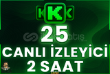 ⭐️ [GARANTİLİ] 25 CANLI YAYIN İZLENME 2 SAAT ⭐
