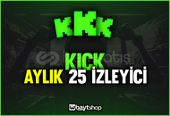 ⭐[GARANTİLİ] 25+ KİCK İZLEYİCİ AYLIK