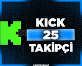 ⭐️[GARANTİLİ]⭐️ 25 Takipçi | Kick