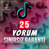 ⭐️ [GARANTİLİ] 25 TİKTOK YORUM ⭐