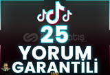 ⭐️ [GARANTİLİ] 25 TİKTOK YORUM ⭐