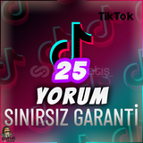 ⭐️ [GARANTİLİ] 25 TİKTOK YORUM ⭐