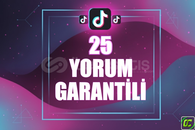 ⭐️ [GARANTİLİ] 25 TİKTOK YORUM ⭐