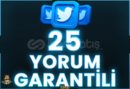 ⭐️ [GARANTİLİ] 25 TWİTTER YORUM ⭐