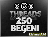 Garantili 250 Beğeni Threads - Kaliteli