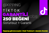 GARANTİLİ | 250 BEĞENİ TİKTOK