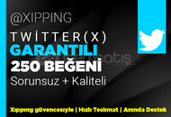 GARANTİLİ | 250 BEĞENİ TWİTTER | KALİTELİ