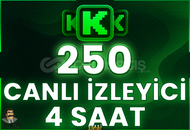 ⭐️ [GARANTİLİ] 250 CANLI YAYIN İZLENME 4 SAAT⭐