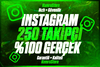 ⭐️[Garantili] 250 Gerçek Takipçi⭐️