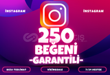 ⭐️ [GARANTİLİ] 250 İNSTAGRAM BEĞENİ⭐