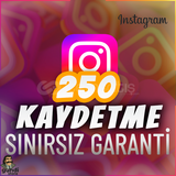 ⭐️[GARANTİLİ] 250 İNSTAGRAM KAYDETME ⭐