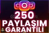 ⭐️ [GARANTİLİ] 250 İNSTAGRAM PAYLAŞIM ⭐