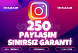 ⭐️ [GARANTİLİ] 250 İNSTAGRAM PAYLAŞIM ⭐