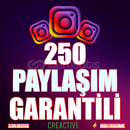 ⭐️ [GARANTİLİ] 250 İNSTAGRAM PAYLAŞIM ⭐