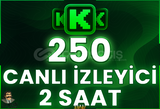 ⭐️ [GARANTİLİ] 250 CANLI YAYIN İZLENME 2 SAAT ⭐