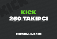 ⭐ Garantili 250 Kick Takipçi ⭐