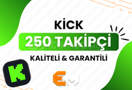 ⭐️ [GARANTİLİ] 250 KİCK TAKİPÇİ ⭐