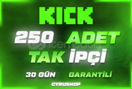 ⭐️[GARANTİLİ] 250 KİCK TAKİPÇİ | DÜŞMEZ !⭐️