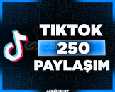 ⭐️[GARANTİLİ]⭐️ 250 Paylaşım | TikTok