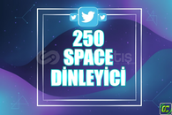 ⭐️ [GARANTİLİ] 250 SPACE DİNLEYİCİ 1 SAAT ⭐