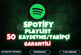 ⭐️[GARANTİLİ] 50 SPOTİFY PLAYLİST KAYDETME⭐️