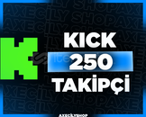 ⭐️[GARANTİLİ]⭐️ 250 Takipçi | Kick