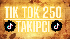 ⭐️[GARANTİLİ]⭐️ 250 Takipçi | TikTok