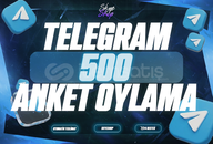 ⚡ [GARANTİLİ] 500 TELEGRAM ANKET OYLAMA ⚡