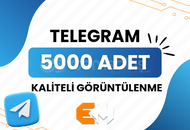 ⭐️ [GARANTİLİ] 5000 TELEGRAM GÖRÜNTÜLENME⭐
