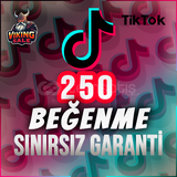 ⭐️ [GARANTİLİ] 250 TİKTOK BEĞENİ ⭐