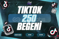 ⚡ [GARANTİLİ] 250 TİKTOK BEĞENİ ⚡