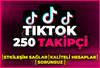 ⭐[GARANTİLİ] TİKTOK 250 GERÇEK TAKİPÇİ⭐