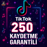 ⭐️ [GARANTİLİ] 250 TİKTOK KAYDETME ⭐