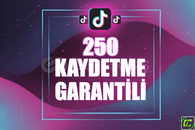 ⭐️ [GARANTİLİ] 250 TİKTOK KAYDETME ⭐