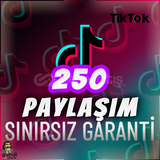 ⭐️ [GARANTİLİ] 250 TİKTOK PAYLAŞIM ⭐