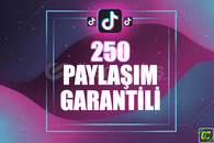 ⭐️ [GARANTİLİ] 250 TİKTOK PAYLAŞIM ⭐