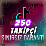 ⭐️ [GARANTİLİ] 250 TİKTOK TAKİPÇİ ⭐