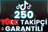 ⭐️ [GARANTİLİ] 250 TİKTOK TÜRK TAKİPÇİ ⭐